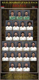 Show all players featured players none aug 12 2021 potw: Pes 2017 Facepack Real Madrid By Mo Ha Soccerfandom Com Free Pes Patch And Fifa Updates