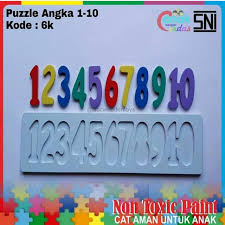 You can do the exercises online or download the worksheet as pdf. Puzzle Angka 1 10 Mainan Edukatif Shopee Indonesia