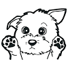 These puppy coloring pages printable are extremely cute and adorable. 1