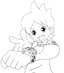 You are viewing some yokai coloring pages sketch templates click on a template to sketch over it and color it in and share with your family and friends. Coloring Pages Yo Kai Watch Morning Kids