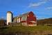 Cartoon Barn And Silo
