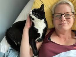 When you know the best place for a snuggle...