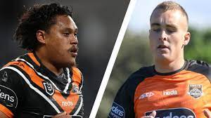 Moving forward, wests tigers official 2020 documentary series. Nrl 2021 Wests Tigers Luciano Leilua And Jacob Liddle Training Session Bust Up Fox Sports
