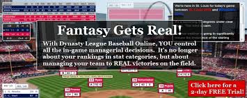 And like those sports, you can do so many different things, from playing as your favorite team, creating your own league, managing your franchise, or taking a player from the. Dynasty League Baseball Online Baseball Simulation Powered By Pursue The Pennant For Mac And Windows Pc