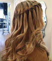 Hairstyle Waterfall Wasserfall Frisur Frisuren Lange Haare Wasserfall Geflochtene Frisuren