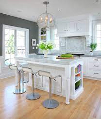 However, when you look closer, you can see that it is not grey, it is blue, grayish blue to be exact. Gray Walls White Cabinets Houzz
