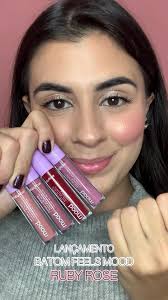 Novos batons Feels Mood da @Ruby Rose ❤️ Qual dua cor favorita ? 😍  #batomfeelsmood #batomfeelsmoodrubyrose #rubyrose #lancamentorubyrose  #maquiagem #make #makeuptutorial