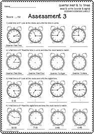 This Packet Is A Selection Of Time Worksheets And Assessments It Is Designed For 2nd Grade Common C Time Worksheets 2nd Grade Worksheets Kids Math Worksheets