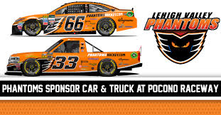 Phantoms To Sponsor 2 Nascar Series Rides At Pocono Raceway