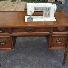 One strand is threaded through the needle from the top, the other comes from the bobbin at the bottom. Best Vintage Sears Kenmore Sewing Machine And Desk For Sale In Philadelphia Pennsylvania For 2021