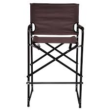 Only us$324.39, shop aluminum lightweight transit folding chair wheelchair at banggood.com. Trademark Innovations Lightweight And Durable Aluminum Folding Tall Director S Chair Overstock 10287981