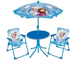 Fun House Eiskonigin Set 2 Stuhle 1 Tisch 1 Sonnenschirm Schone Kinder Sitzgruppe Im Disney Frozen Design Die Kindertisch Kinder Zimmer Blaue Kinderzimmer