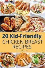 These aren't dishes for when the kids are eating alone, or something special for the kid's table at a dinner party. 20 Kid Friendly Chicken Breast Recipes Chicken Recipes For Kids