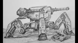 How To Draw Raijin War Robots Robots Drawing Drawings Robot Art