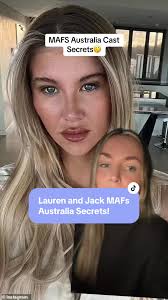 Jack is from another planet I swear😭 Heres some secrets about Lauren and  Jack from MAFS Australia! #mafsaustralia #mafs #marriedatfirstsight  #celebgossip #uktv