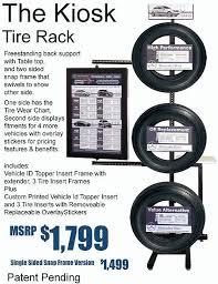 tire rack merchandising and displays by jungle cat marketing