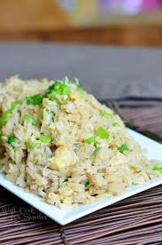 Break egg into oil and season with a little salt. Crab Fried Rice Will Cook For Smiles