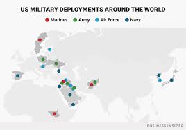 Maps Where 1 3 Million Us Troops Are Deployed Around The
