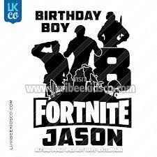 Birthday Boy Fortnite Birthday Shirt Ideas Fortnite Heat Transfer Design Birthday Boy Black White In 2020 Birthday Boy Shirts Custom Birthday Shirts Boy Birthday