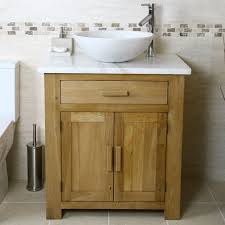 50 Off Oak Vanity Unit With White Marble Top Bathroom Prestige Oak Bathroom Bathroom Vanity