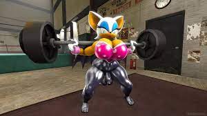 Rouge the bat futanari