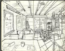 Coffee Shop Sketching Sketch Book Coffee Shop Sketches