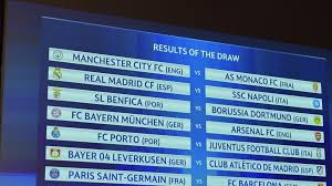 The official uefa champions league fixtures and results list. Champions League Round Of 16 Draw Bayern V Arsenal Paris V Barcelona Uefa Champions League Uefa Com