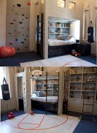 Concrete can build a masculine atmosphere inside the room. 65 Cool And Awesome Boys Bedroom Ideas That Anyone Will Want To Copy Cool Bedrooms For Boys Sports Room Boys Kids Bedroom Boys