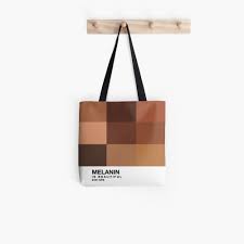 Melanin Pantone Tote Bag By Glutenfreebae Tote Bag Melanin Tote