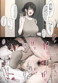 almondman, original, absurdres, commentary request, highres, translated,  1boy, 1girl, :d, ^ ^, bar censor, black hair, blush, breasts, censored,  cheating (relationship), closed eyes, clothed female nude male, condom,  condom in mouth, cum,