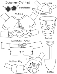 Seasons Clothes Paper Doll Learningenglish Esl Paper Dolls Seasons Worksheets Summer Worksheets
