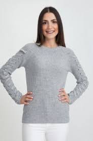 Mdg 409 Kol Detayli Triko Bluz Triko Moda Stilleri Kadin