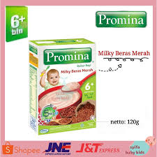 Promina adalah salah satu bubur bayi yang cocok dijadikan pendamping asi. Promina Bubur Bayi 6 120 Gr Tim Milky Beras Merah Tepung Organik Bionic Farm Sehat Makanan Bayi Asi Shopee Indonesia