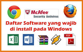 Dec 10, 2020 · berbagai macam jenis file mulai dari audio, video, dan juga file software atau games bisa di download menggunakan software ini. Daftar Software Wajib Install Di Windows Definisi Jenis Dan Contoh Komputer Internet