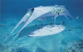 Sea Space Habitation Sous Marine Floating Architecture Underwater House Futuristic Architecture