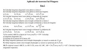 Cea mai grea problema de matematica. Teorema Lui Pitagora Probleme Rezolvate Geometrie Gimnaziu Fise De Lucru Jitaruionelblog Pregatire Bac Si Evaluarea National Math Math Equations Person