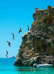 Cliff Jumping Agiofili Beach Lefkada Greece Greece Travel Places To Go Vacation Spots