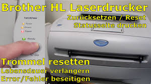 Sep 19, 2019 · brother iprint&scanの場合は、以下のq&aの「スキャンボタン設定を変更する方法」をご覧ください。. Brother Hl Laserdrucker Trommel Reset Zurucksetzen Statusseite Drucken Youtube