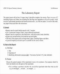 Chemistry Lab Report Template Luxury Tax Audit Report Cover Page In 2020 Chemistry Labs Lab Report Template Lab Report