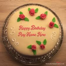 Elegant Happy Birthday Cake Wishes Images Elegant Happy Birthday Cake For Friend With Name Happy Birthday Cakes Birthday Cake For Boyfriend Birthday Cake Writing