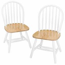 It is not a high style piece of furniture, often made by country carpenters. Winsome Wood Set Of 2 Windsor Chairs In Natural White