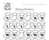 This first grade math worksheet helps kids practice counting whole numbers to 100. Fill In The Missing Numbers Worksheets All Kids Network