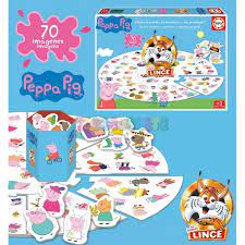 Juego de mesa infantil de agudeza visual lince, desde 1 jugador educa borrás. Comprar Juego Lince Peppa Pig Juegos De Mesa Infantiles Online