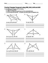 Based on the following … Unit 4 Congruent Triangles Homework 5 Proving Triangles Congruent Sss And Sas