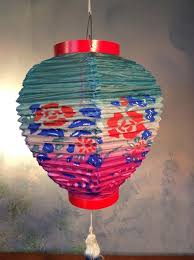 2 making a traditional japanese paper fan. Vintage Japanese Floral Paper Lantern With Tassel 4 1954094632 Paper Lanterns Japanese Paper Lanterns Chinese Paper Lanterns