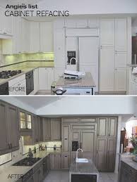 Cabinet Refacing Transforms Drab Kitchen Cabinets Home Remodeling Home Cabinet Refacing