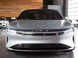The front bumper of the new air electric car by lucid motors inc. Lucid Motors Closes 1 Billion Deal With Saudi Arabia To Fund Electric Car Production The Verge