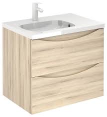 Save 12% more at checkout. Modern Floating Bathroom Vanity 28 Inch Natural 2 Drawer With Soleil Basin Contemporary Bathroom Vanities And Sink Consoles By Bath4life Houzz
