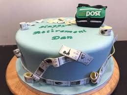 You're ordering or baking a retirement cake, but you're probably wondering what you should say on the cake? Dans Retirement Cake From An Post Elegant Cake Makers Facebook