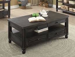 Black coffee tables black rattan coffee table efurniturehouse com. Furniture Of America Wahlberg Rustic 2 Drawer Coffee Table Antique Black Walmart Com Walmart Com